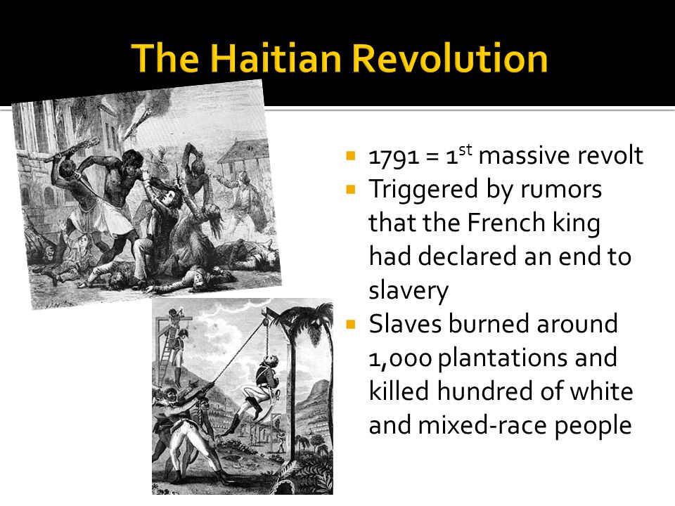 haitian revolution causes